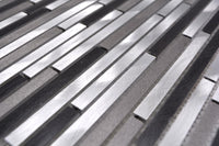 Silber Schwarz Metall Kit Kat Mosaikfliese - Wand Fliesen Schweiz