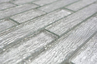 Silber Stab Mosaik Fliesen
