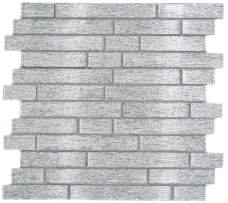Silber Stab Mosaikfliese