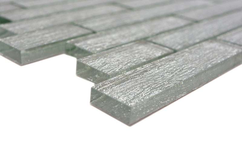 Silber Stab Mosaikfliesen