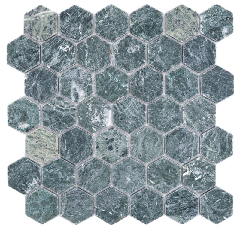 Smaragd Grün Marmor Hexagon Mosaikfliese