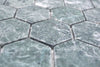Smaragd Grün Marmor Hexagon Mosaikfliese Wand und Boden Fliese