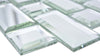 Spiegel Glas Mix Mosaikfliese 298 x 298 mm 3D Mirror