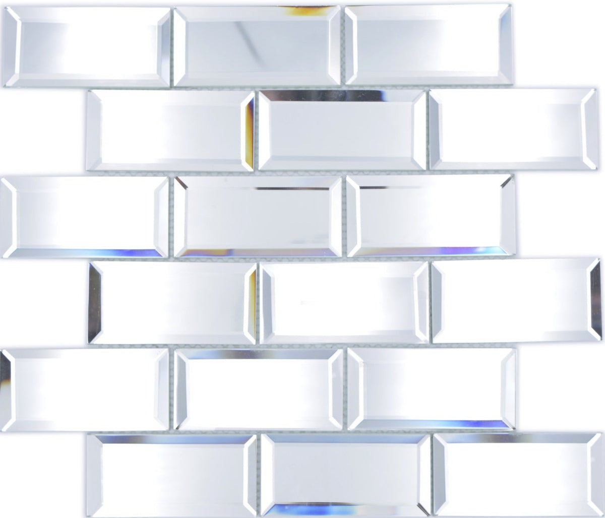 Spiegel Glas Mosaikfliese 298 x 298 mm