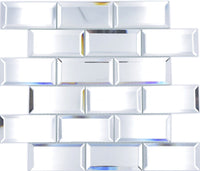 Spiegel Glas Mosaikfliese 298 x 298 mm