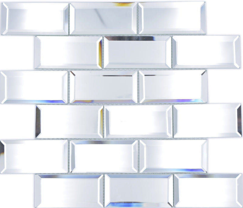 Spiegel Glas Mosaikfliese 298 x 298 mm