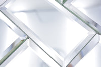 Spiegel Glas Rechteck Mosaikfliese 298 x 298 mm 3D