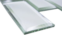 Spiegel Glas Rechteck Mosaikfliese 298 x 298 mm Mirror