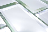 Spiegel Glas Rechteck Mosaikfliese 298 x 298 mm Plättli