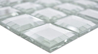 Spiegelglas Wand Mosaikfliese Majestic 3D