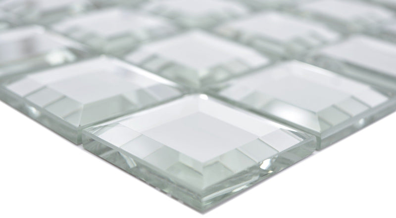Spiegelglas Wand Mosaikfliese Majestic 3D