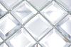 Spiegelglas Wand Mosaikfliese Majestic Quadrat