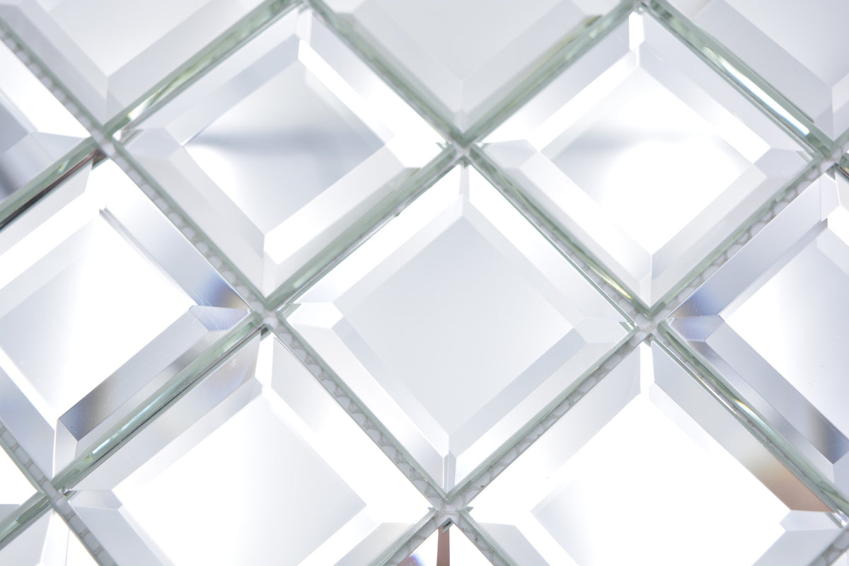 Spiegelglas Wand Mosaikfliese Majestic Quadrat