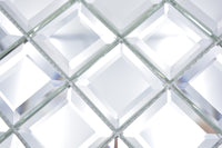 Spiegelglas Wand Mosaikfliese Majestic Quadrat