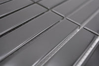 Stäbchen Schwarz Glänzend Porzellan Mosaikfliese Online Bestellen Schweiz