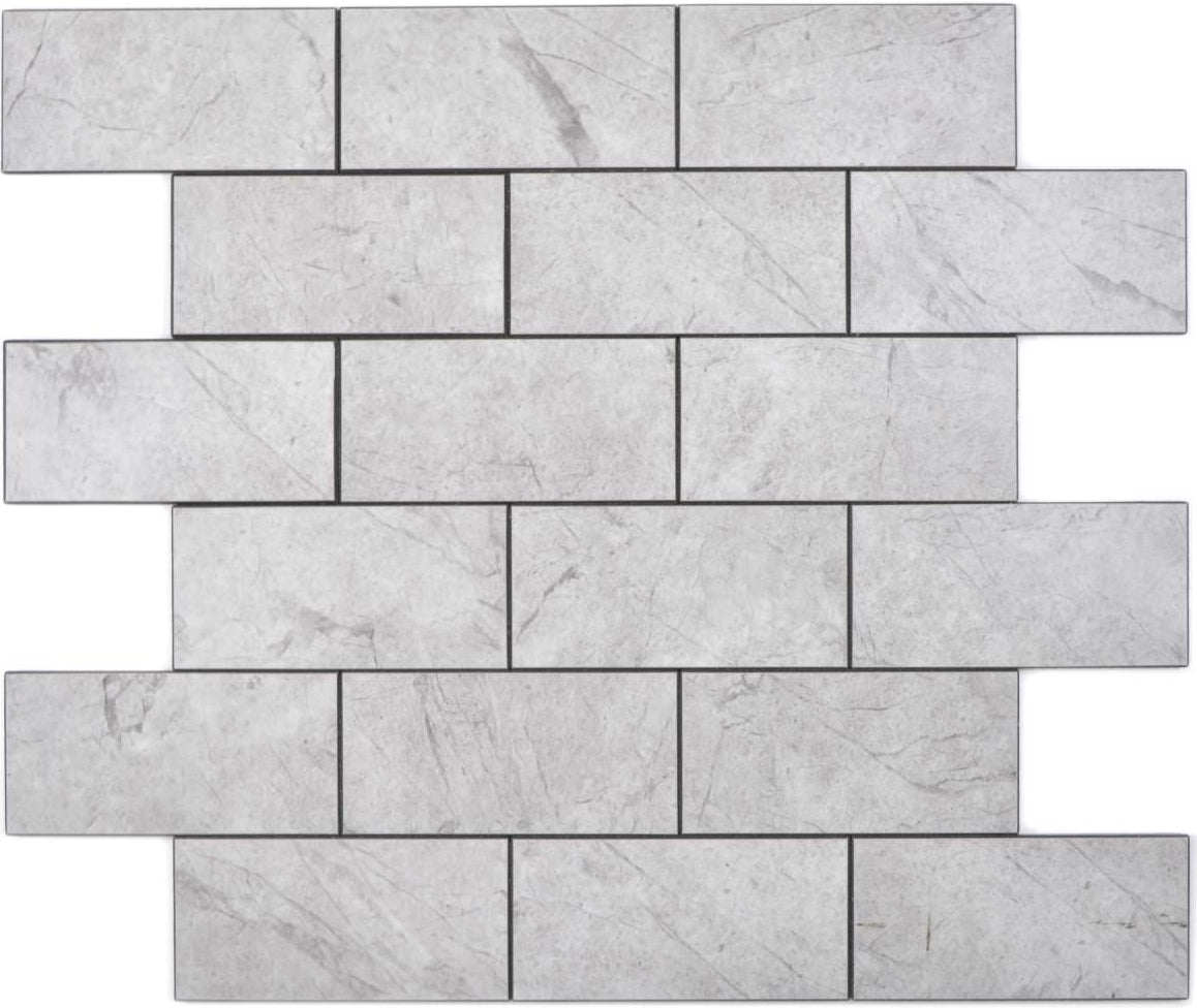 Steinoptik Ziegel Plättli Grau Selbstklebend