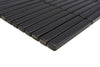 Stick Bamboo Matt Schwarz Mosaik Fliesen
