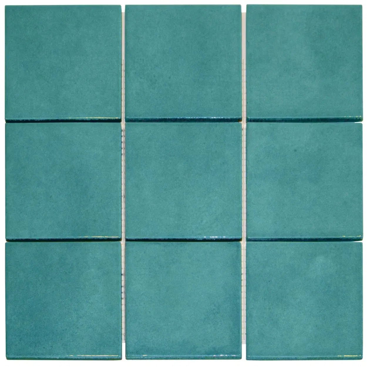 Türkis Grün Blau Glanz Quadrat Porzellan Mosaikfliese