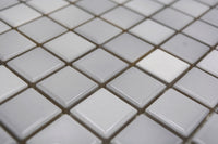 Graue Keramik Mosaikfliesen Plättli Online Bestellen