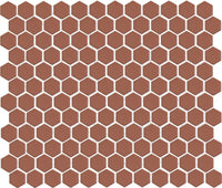 Terrakotta Matt Hexagon Anti Rutsch Mosaik Fliese R11