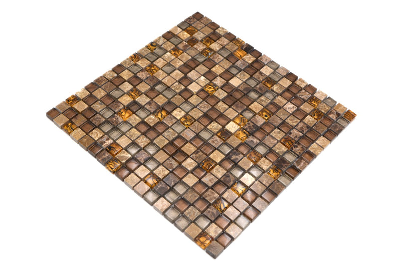 Tiger Braun Crystal Mix Mosaikfliesen Schweizer Premium Fliesen