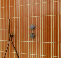 Toskana Tonerde Rot Matt Mosaikfliese Moderne Kit Kat Dusch Fliese