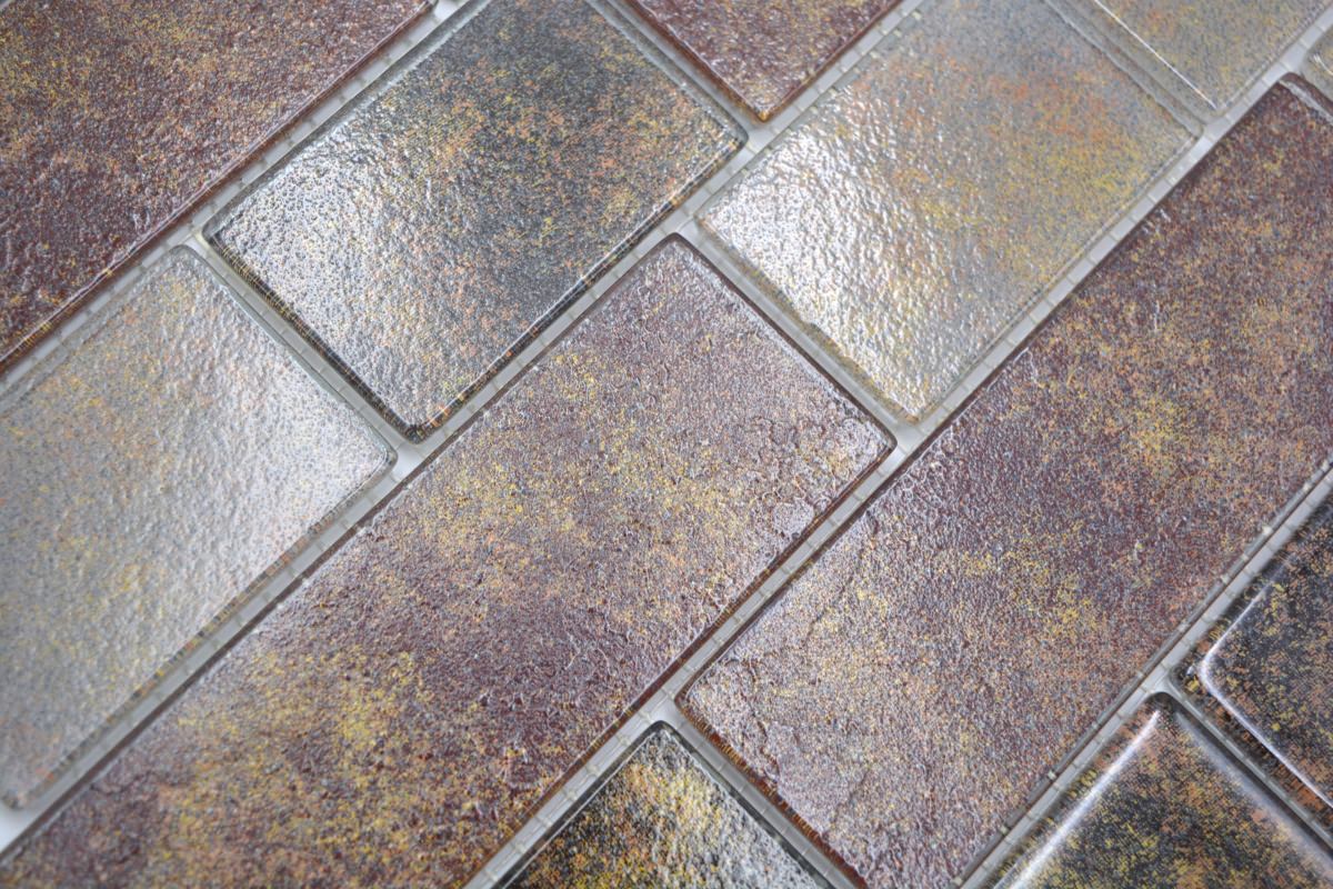 Urban Rostoptik Mauer Mosaik Plättli