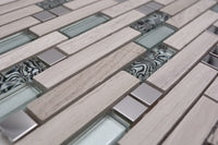 Transluzent Stein Beige Mix Mosaikfliese - Wand Fliesen Online Kaufen