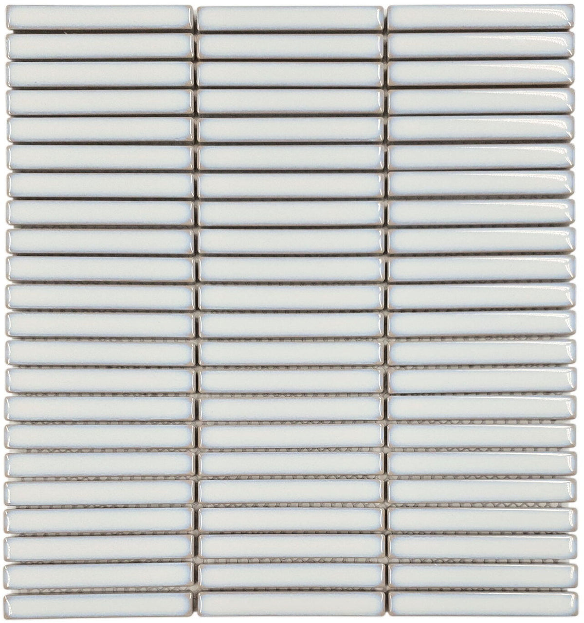 Vanille Weiss KitKat Mini Glanz Porzellan Mosaikfliese Off White Wand Plättli