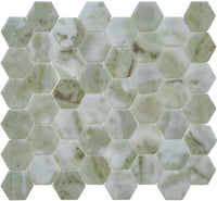 Verde Riviera | Premium Hexagon Marmor Mosaik