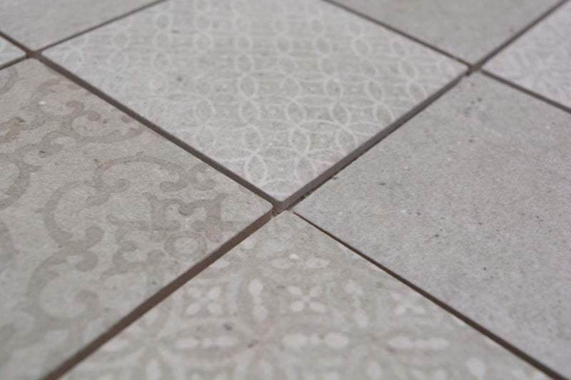 Vintage Grau Muster Mosaikfliese Schweiz Plättli