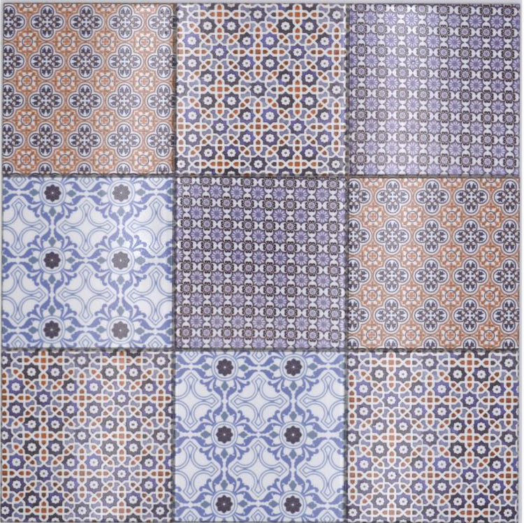 Vintage Mix Patchwork Fliese Sevilla