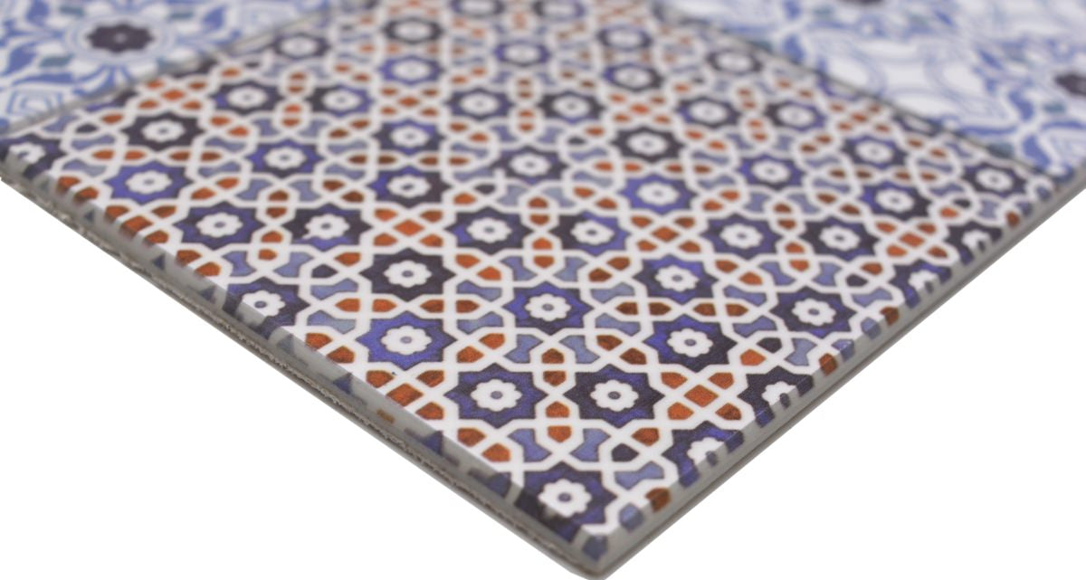 Vintage Mix Patchwork Fliese Sevilla Plättli