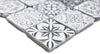 Vintage Weis Mosaikfliese Muster