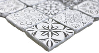Vintage Weis Mosaikfliese Muster