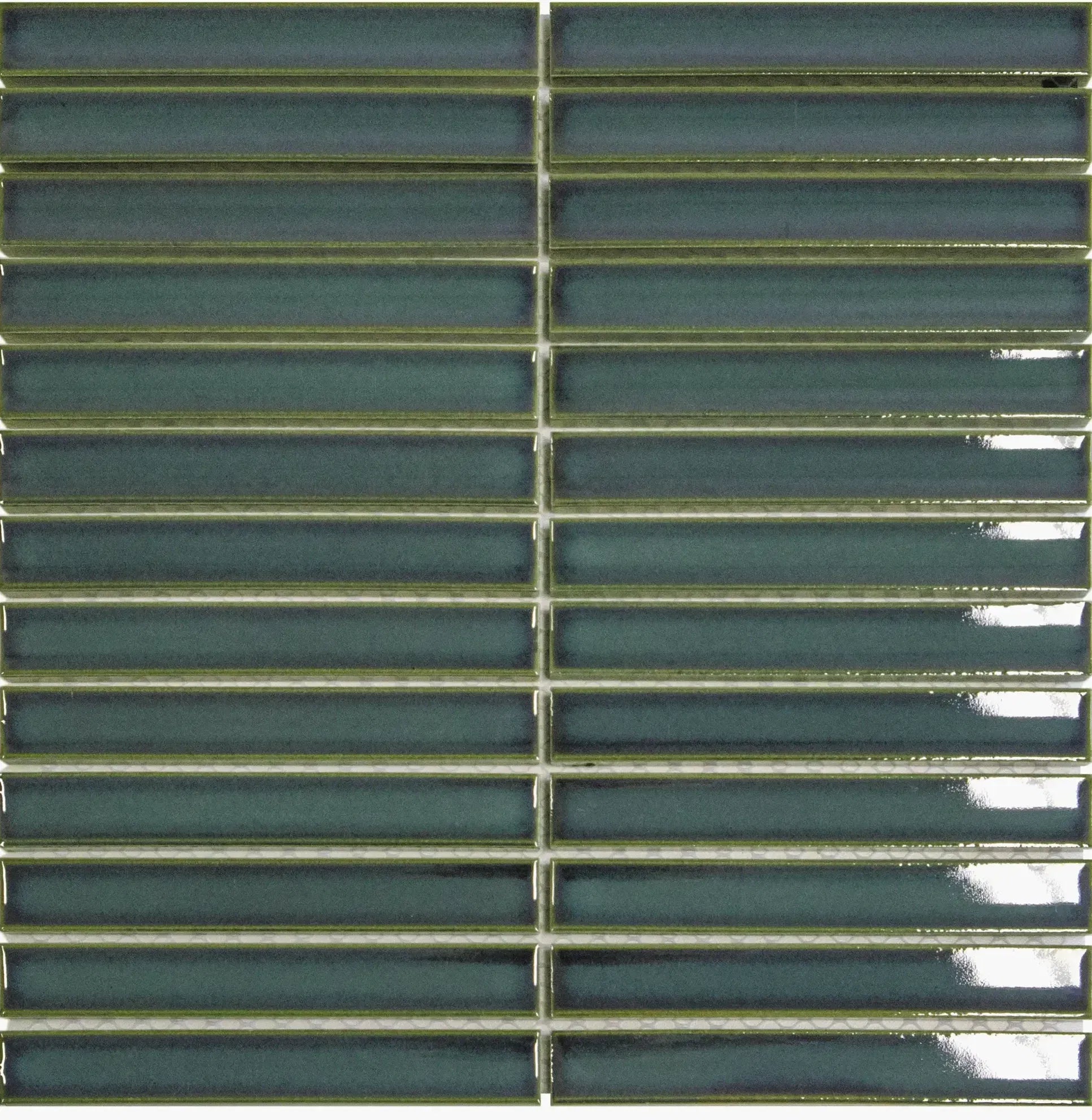 Wald Grün Kitkat Stick Porzellan Mosaikfliese