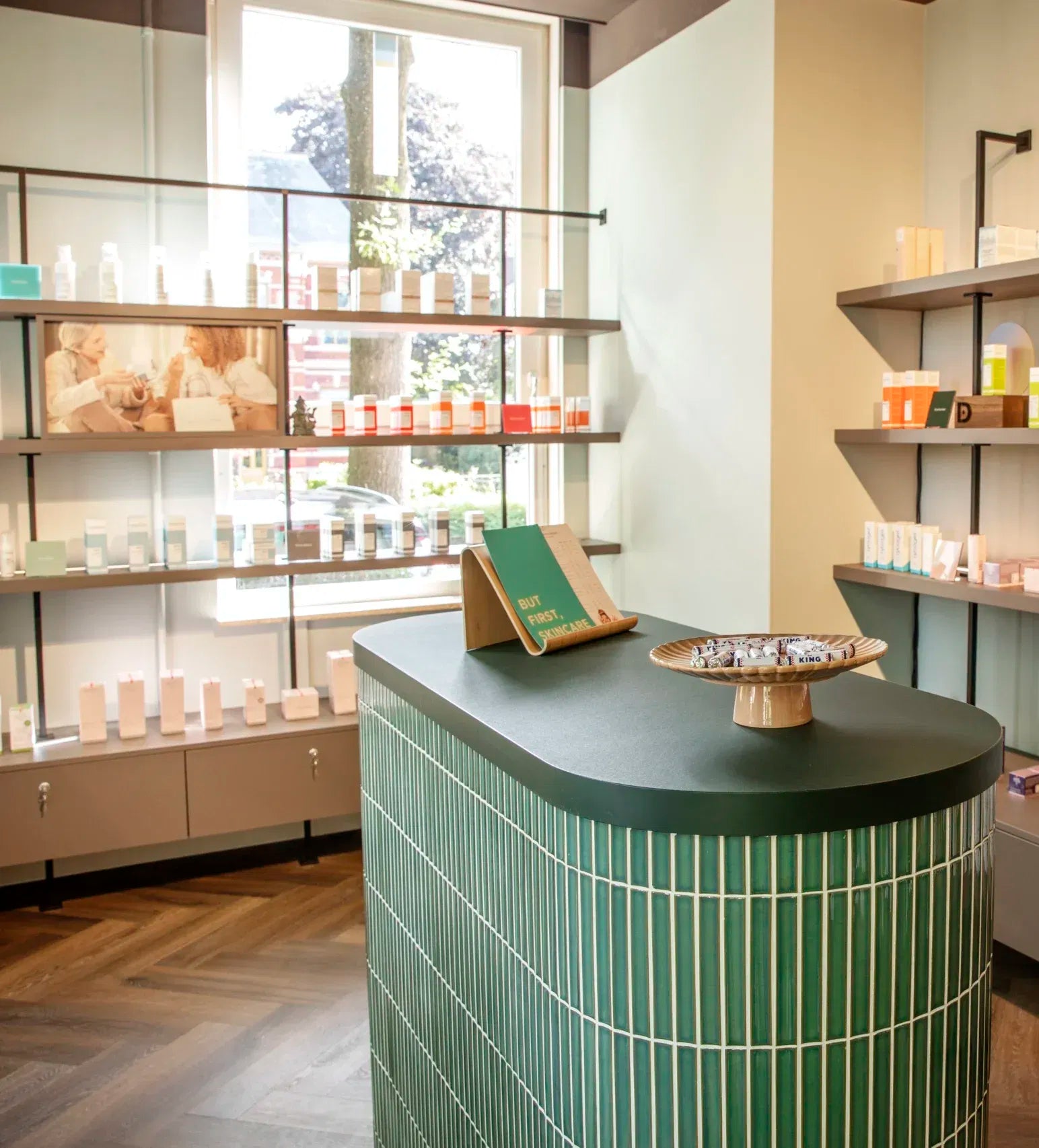 Grün Kitkat Stick Porzellan Mosaikfliese Wand und Deko Plättli Schweiz