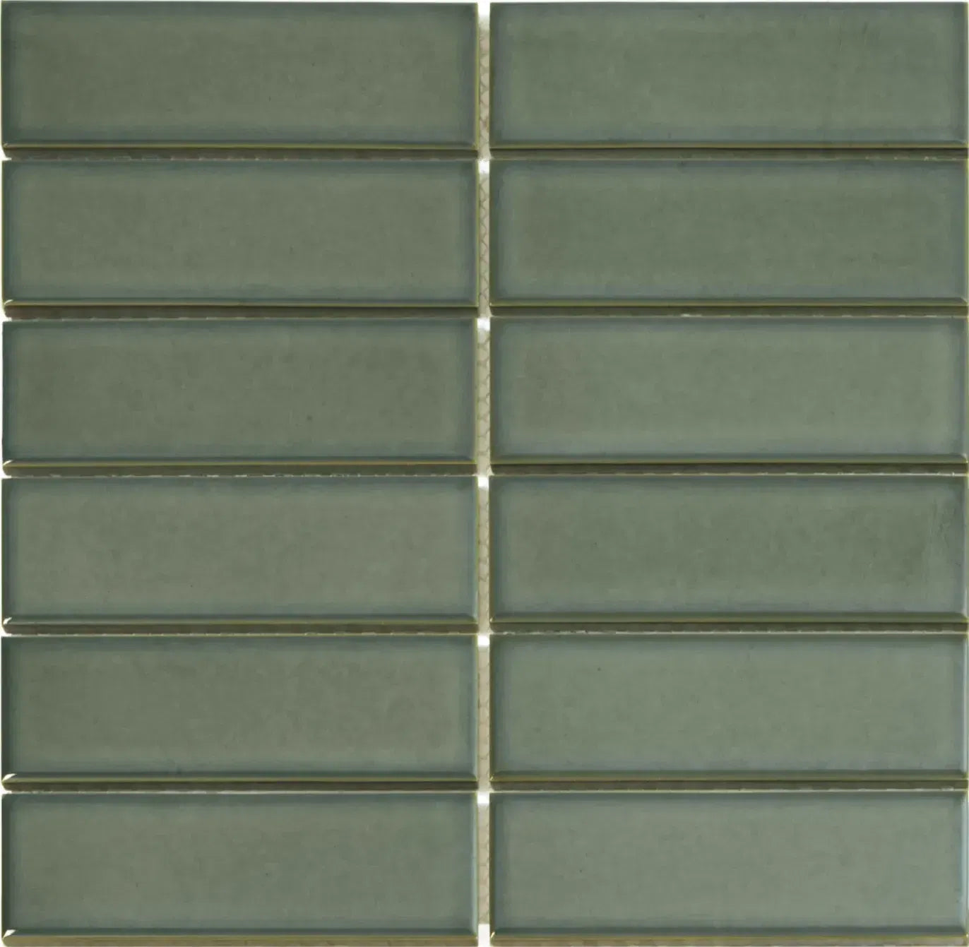 Wald Grün Metro Porzellan Mosaikfliese