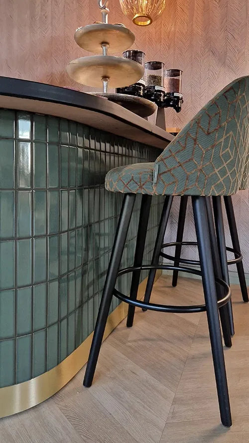 Wald Grün Metro Porzellan Mosaikfliese Bar und Theken Fliese