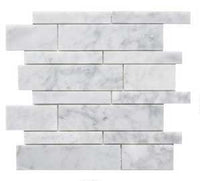 Weiss Carrara Marmor Stein Mosaik Fliese Ziegel