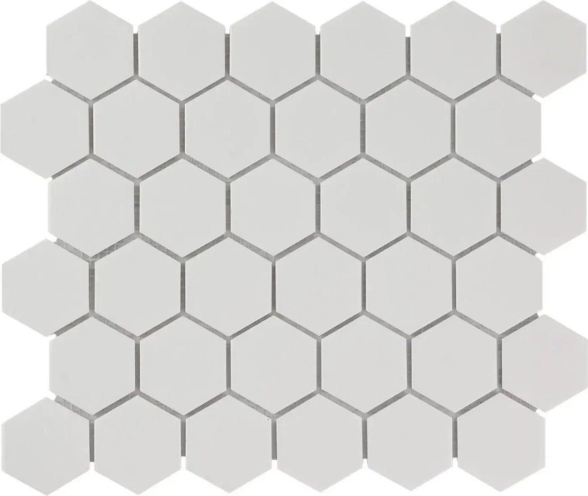 Weiss Eis Glanz Porzellan Hexagon Mosaikfliese