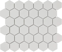Weiss Eis Glanz Porzellan Hexagon Mosaikfliese