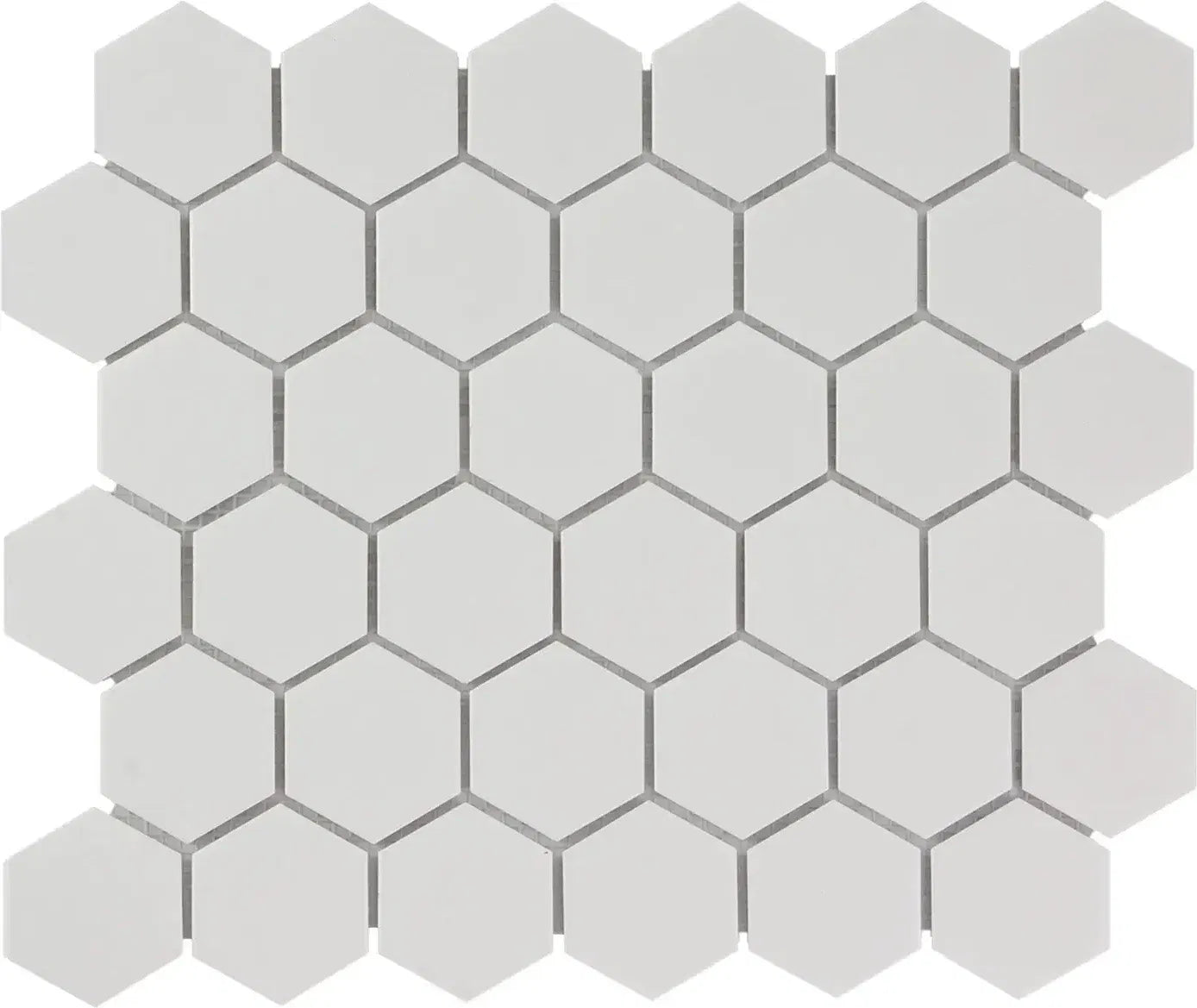 Weiss Eis Glanz Porzellan Hexagon Mosaikfliese