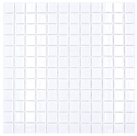Weiss Glänzende Schwimmbad Pool Mosaik Fliese