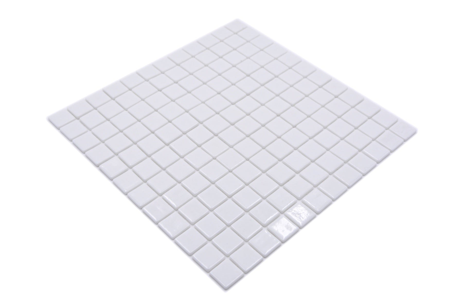 Weiss Glänzende Schwimmbad Pool Mosaik Fliese