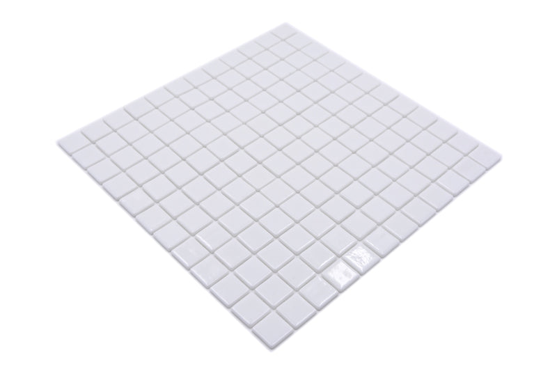 Weiss Glänzende Schwimmbad Pool Mosaik Fliese