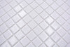 Weiss Glänzende Schwimmbad Pool Mosaik Fliesen