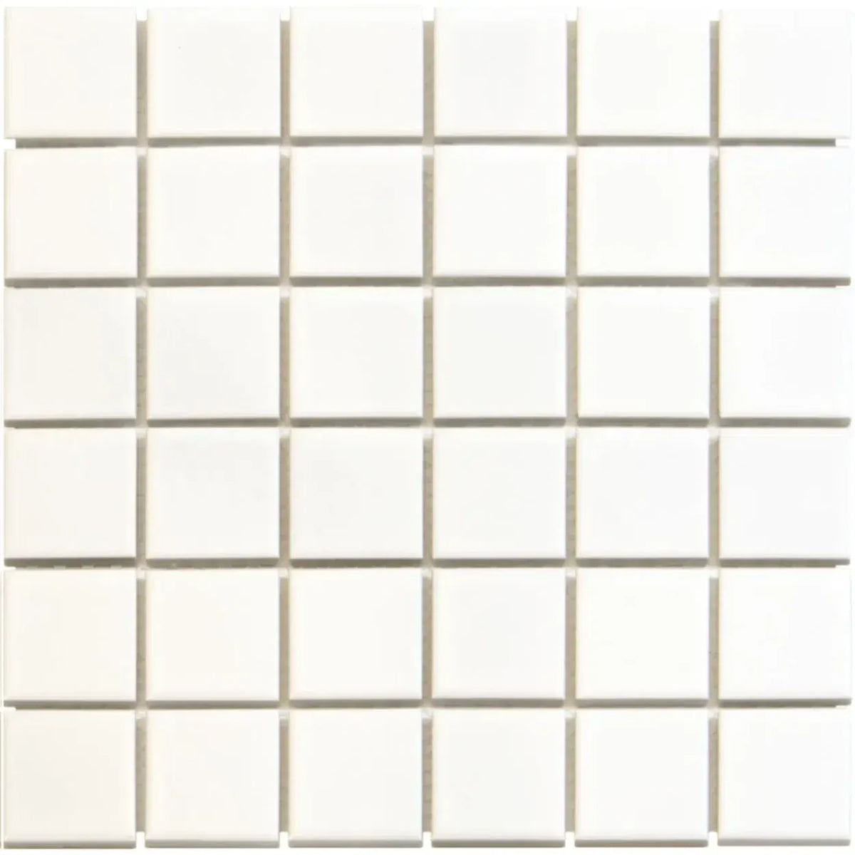 Weiss Glanz Quadrat Porzellan Mosaik Fliese