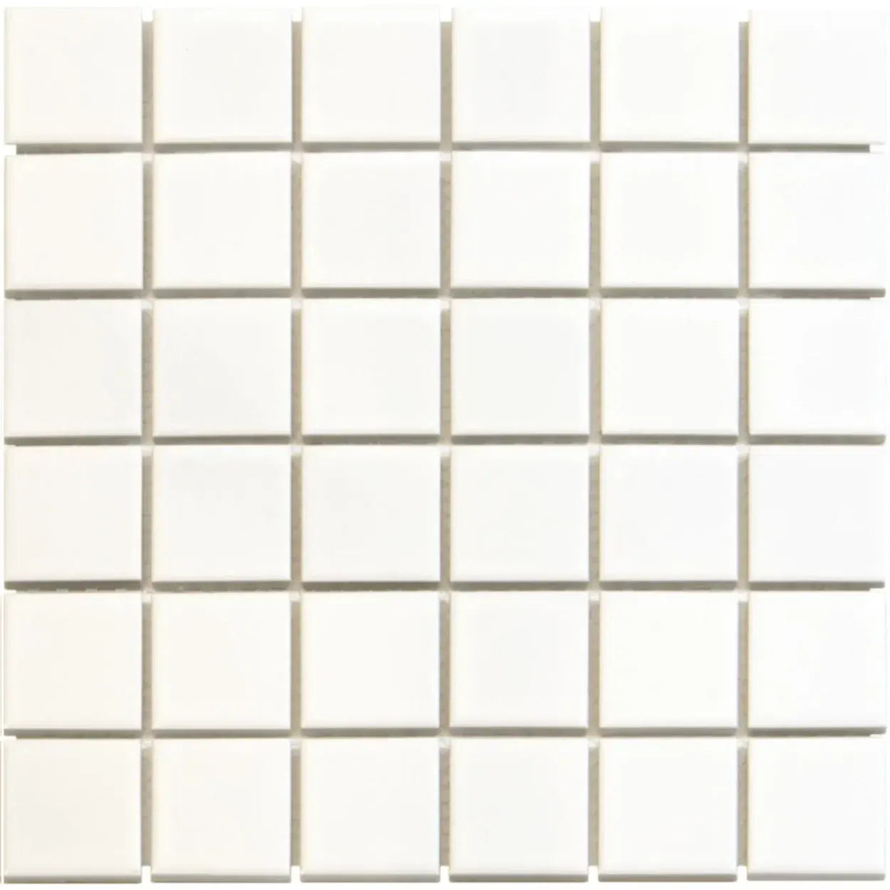 Weiss Glanz Quadrat Porzellan Mosaik Fliese
