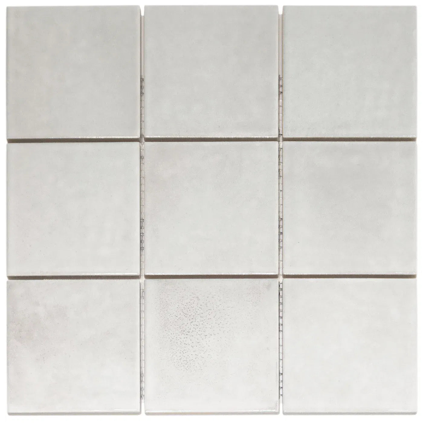 Weiss Glanz Quadrat Porzellan Mosaikfliese